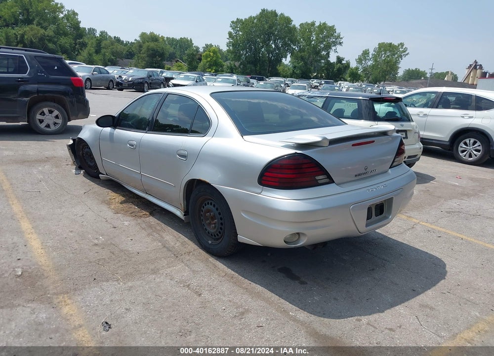2005 PONTIAC GRAND AM SE VIN: 1G2NE52E35M255873