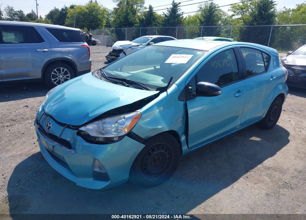 2014 TOYOTA PRIUS C TWO VIN: JTDKDTB30E1064708
