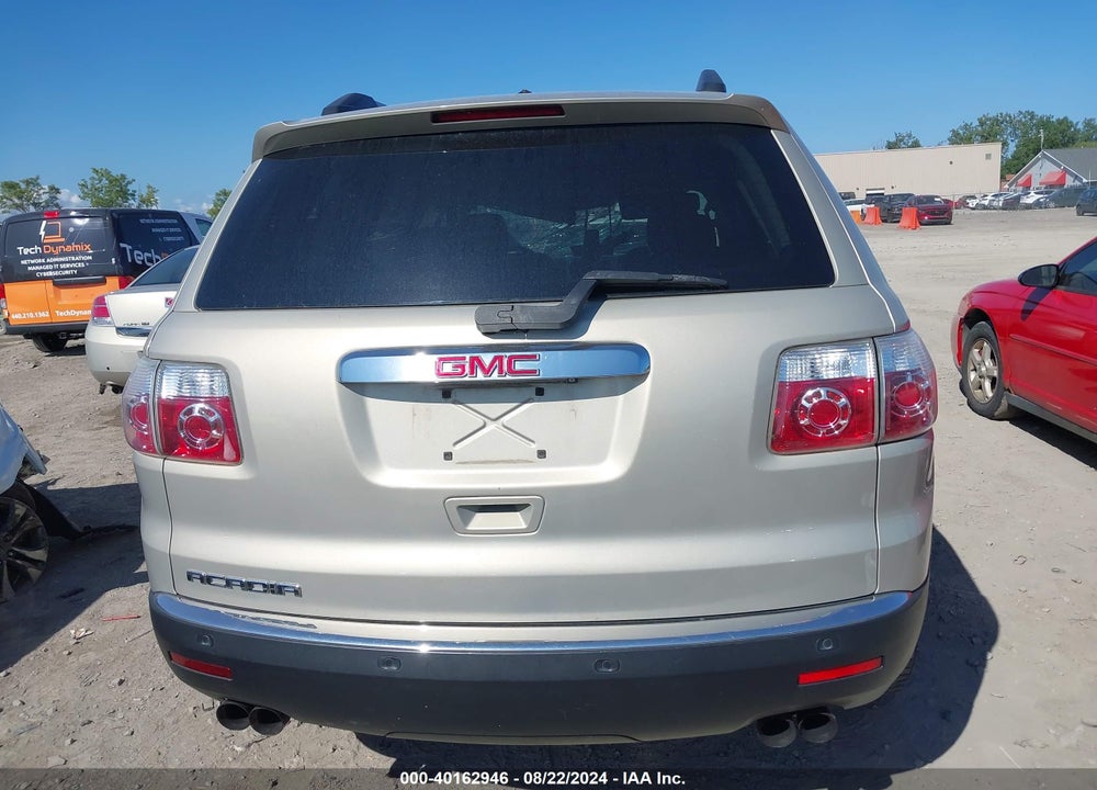 2010 GMC ACADIA SLE VIN: 1GKLRLED9AJ196505