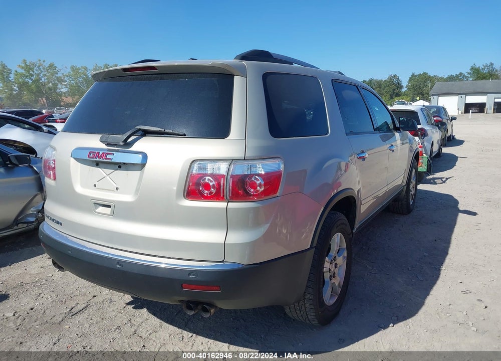 2010 GMC ACADIA SLE VIN: 1GKLRLED9AJ196505
