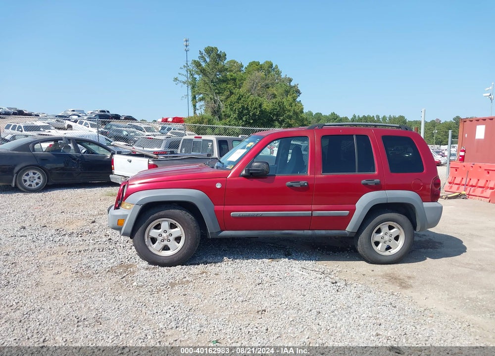 2005 JEEP LIBERTY VIN: 1J4GL48K95W692809