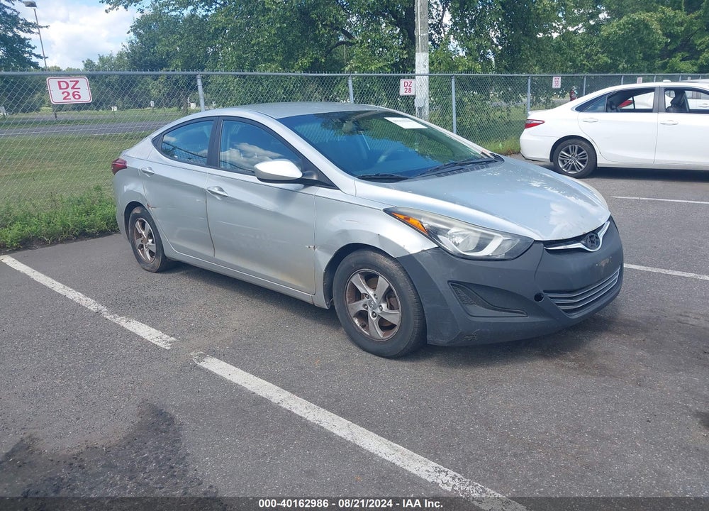 2014 HYUNDAI ELANTRA SE VIN: KMHDH4AE9EU037426