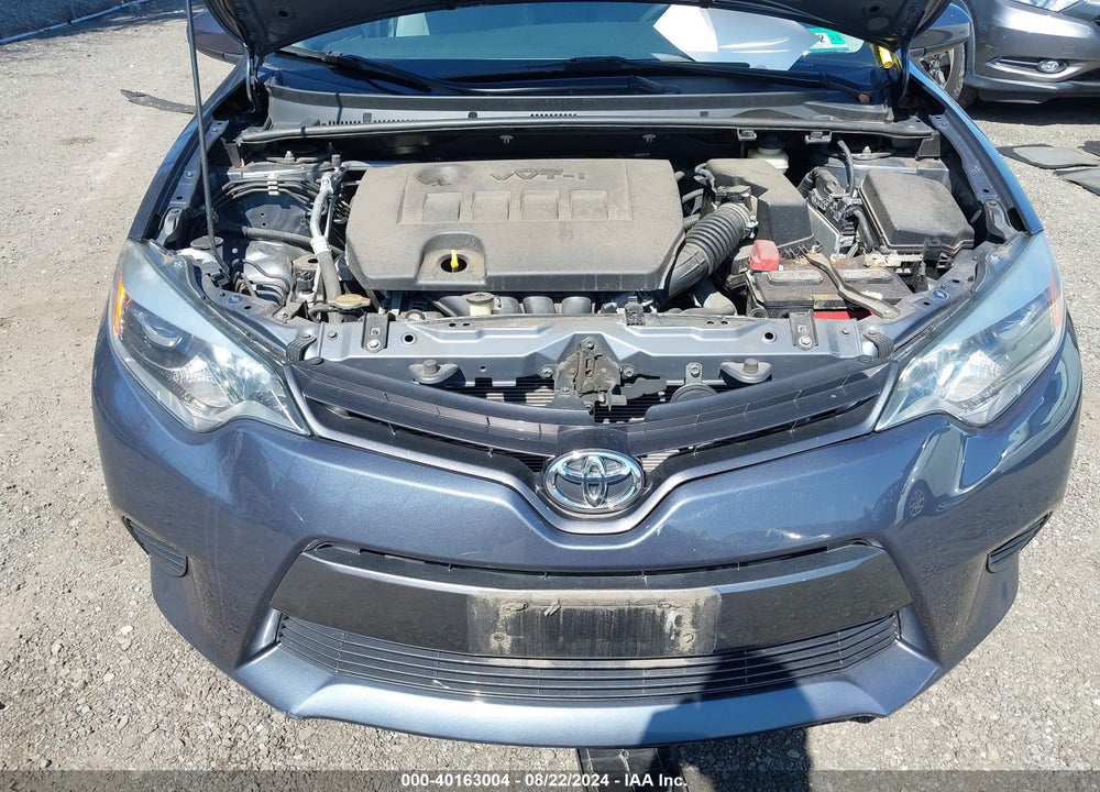 2016 TOYOTA COROLLA LE VIN: 2T1BURHE5GC608369