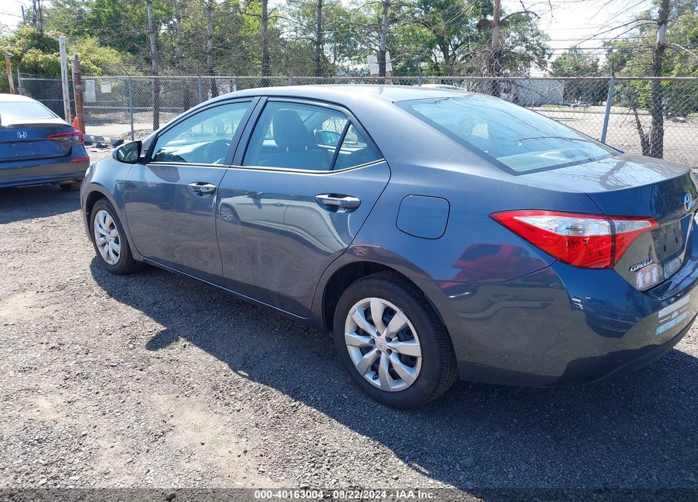 2016 TOYOTA COROLLA LE VIN: 2T1BURHE5GC608369
