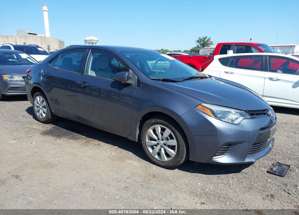 2016 TOYOTA COROLLA LE VIN: 2T1BURHE5GC608369
