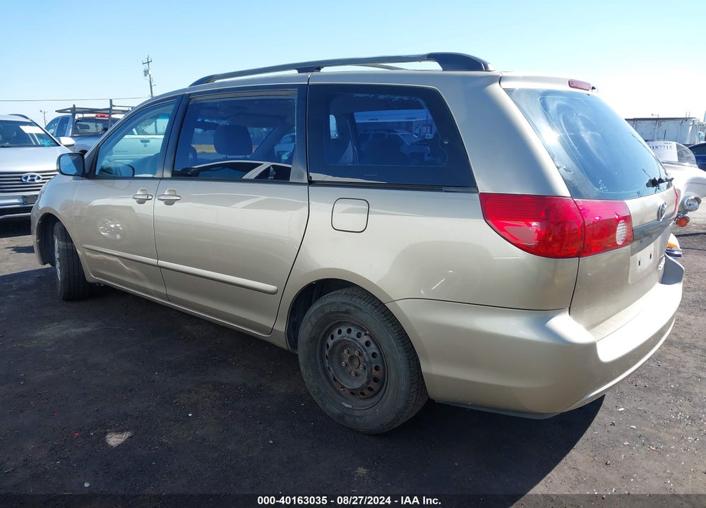 2007 TOYOTA SIENNA CE VIN: 5TDZK23C97S050986