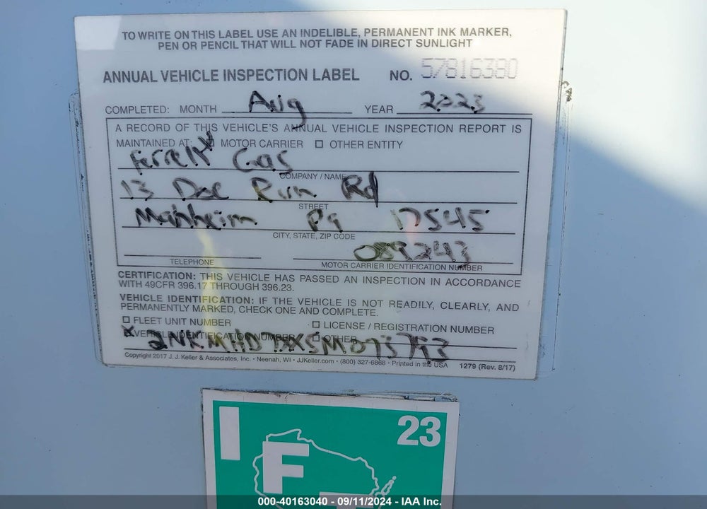 2005 KENWORTH CONSTRUCTION T300 VIN: 2NKMHD7XX5M073793