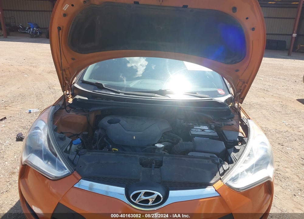2012 HYUNDAI VELOSTER BASE W/BLACK VIN: KMHTC6ADXCU042841