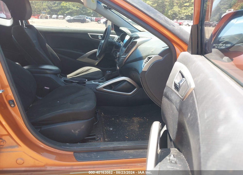 2012 HYUNDAI VELOSTER BASE W/BLACK VIN: KMHTC6ADXCU042841