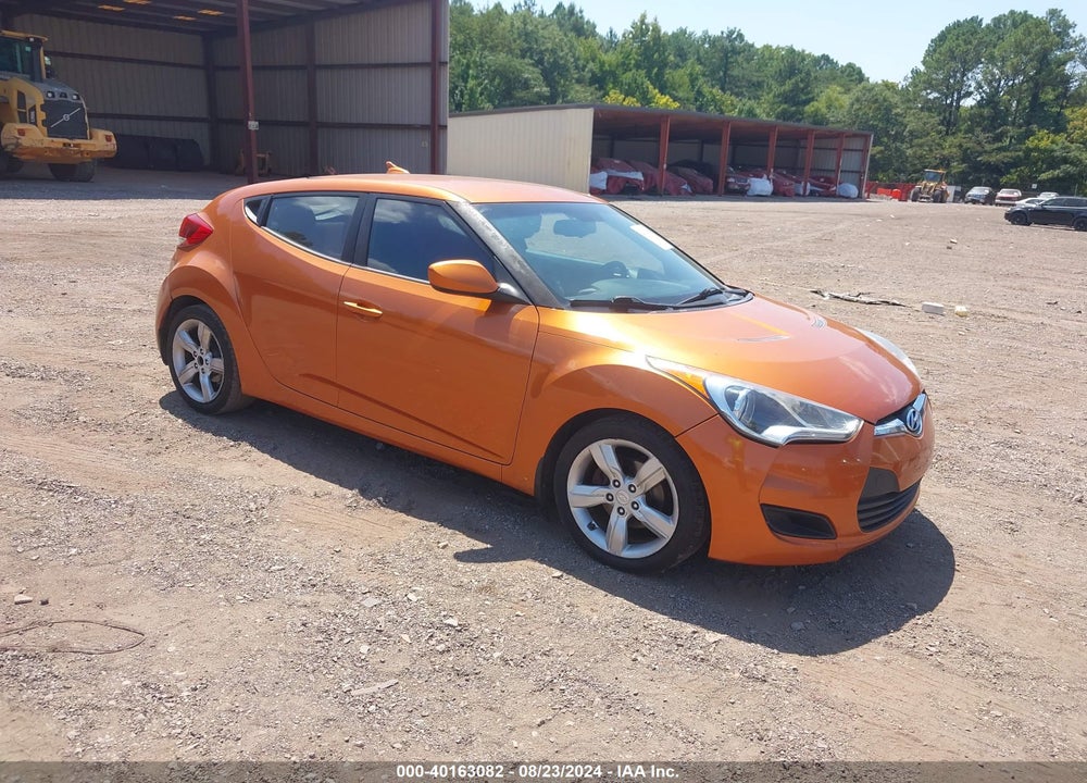 2012 HYUNDAI VELOSTER BASE W/BLACK VIN: KMHTC6ADXCU042841
