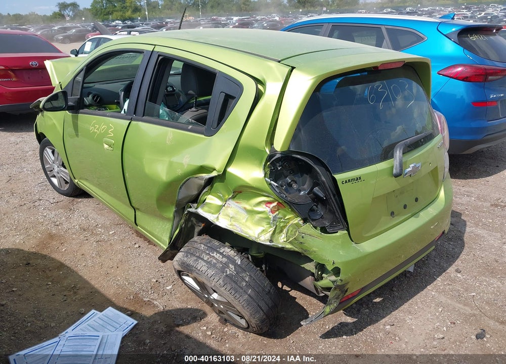 2013 CHEVROLET SPARK 1LT MANUAL VIN: KL8CC6S9XDC507262