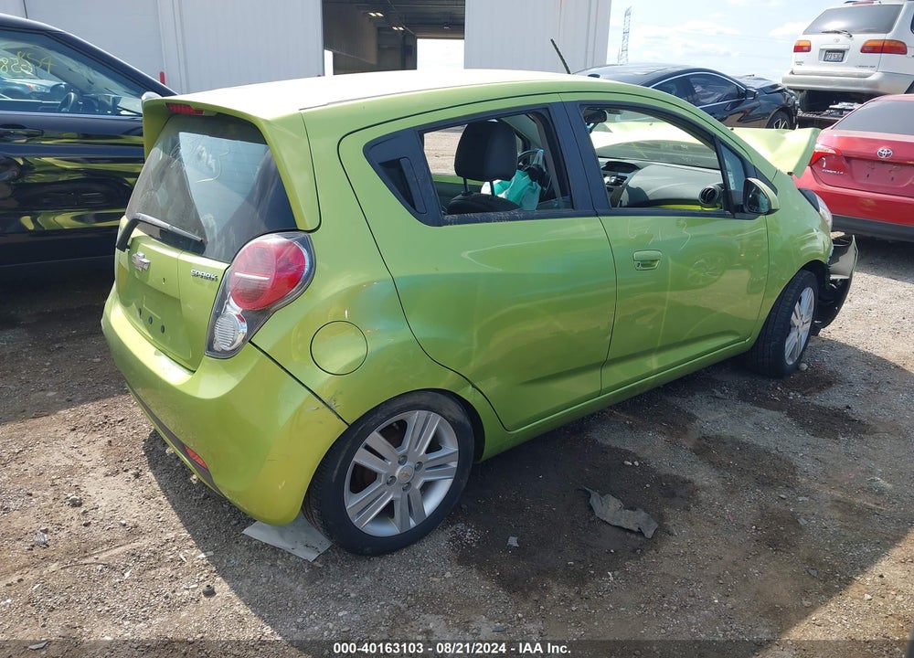 2013 CHEVROLET SPARK 1LT MANUAL VIN: KL8CC6S9XDC507262