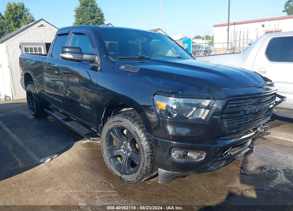 2021 RAM 1500 BIG HORN QUAD CAB 4X4 6'4 BOX VIN: 1C6SRFBT0MN665330