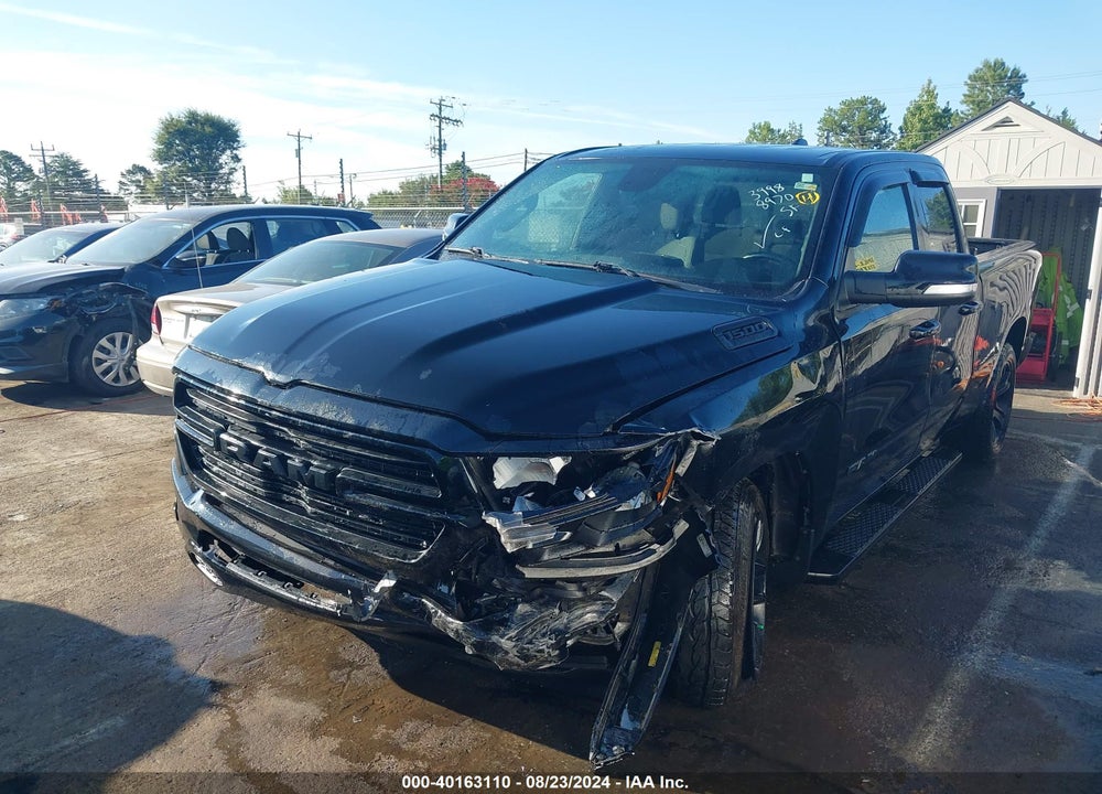 2021 RAM 1500 BIG HORN QUAD CAB 4X4 6'4 BOX VIN: 1C6SRFBT0MN665330