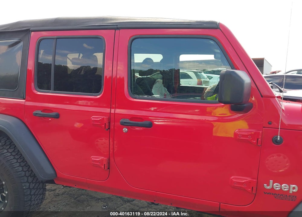 2018 JEEP WRANGLER UNLIMITED SPORT S 4X4 VIN: 1C4HJXDG5JW186696