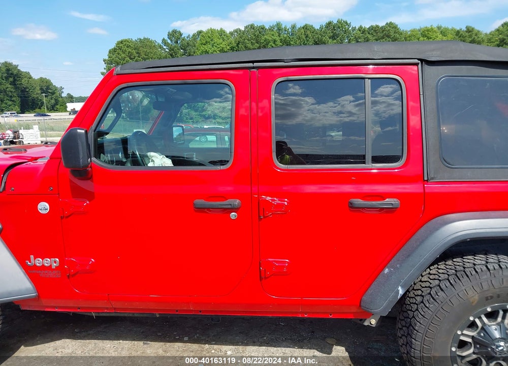 2018 JEEP WRANGLER UNLIMITED SPORT S 4X4 VIN: 1C4HJXDG5JW186696