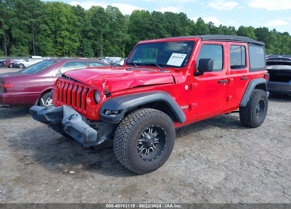 2018 JEEP WRANGLER UNLIMITED SPORT S 4X4 VIN: 1C4HJXDG5JW186696