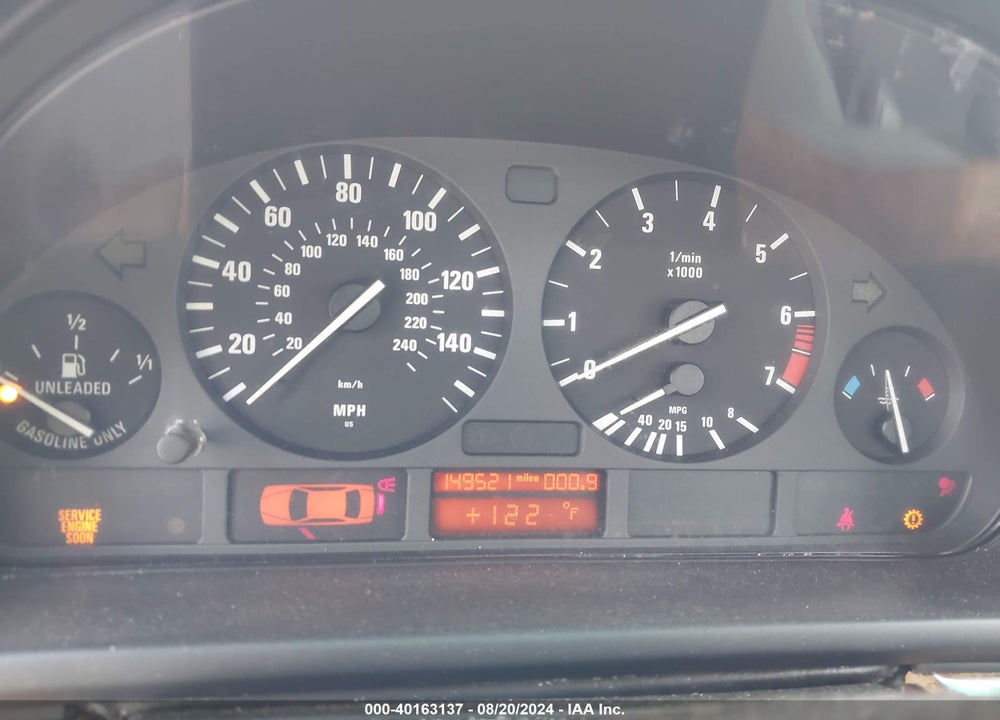 2000 BMW 528IA VIN: WBADM6346YGV00431