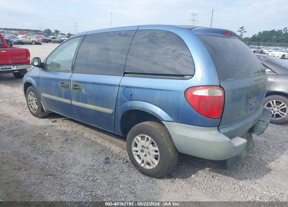2007 DODGE CARAVAN SE VIN: 1D4GP25R47B172742