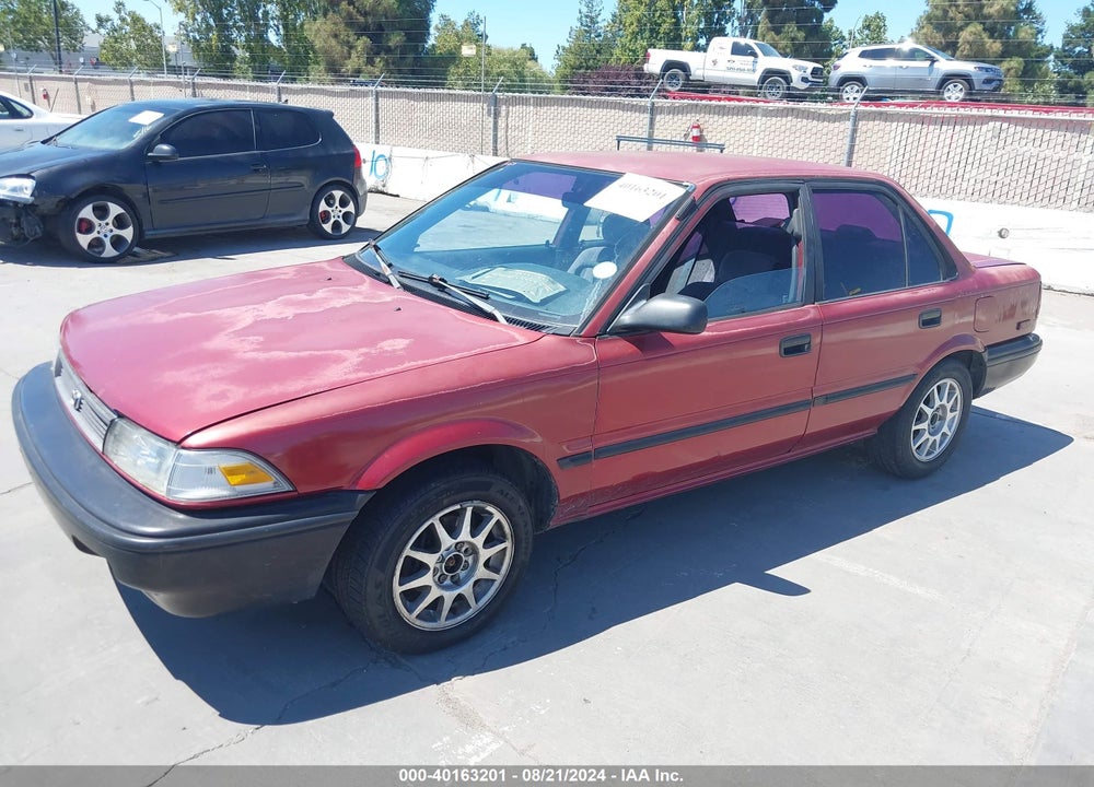 1991 TOYOTA COROLLA DLX VIN: 1NXAE94A4MZ198198