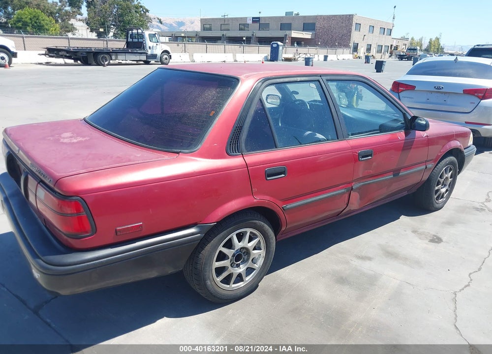 1991 TOYOTA COROLLA DLX VIN: 1NXAE94A4MZ198198