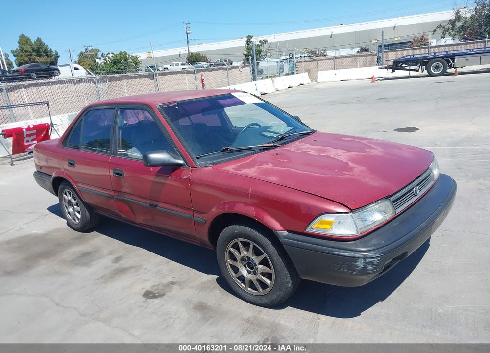 1991 TOYOTA COROLLA DLX VIN: 1NXAE94A4MZ198198