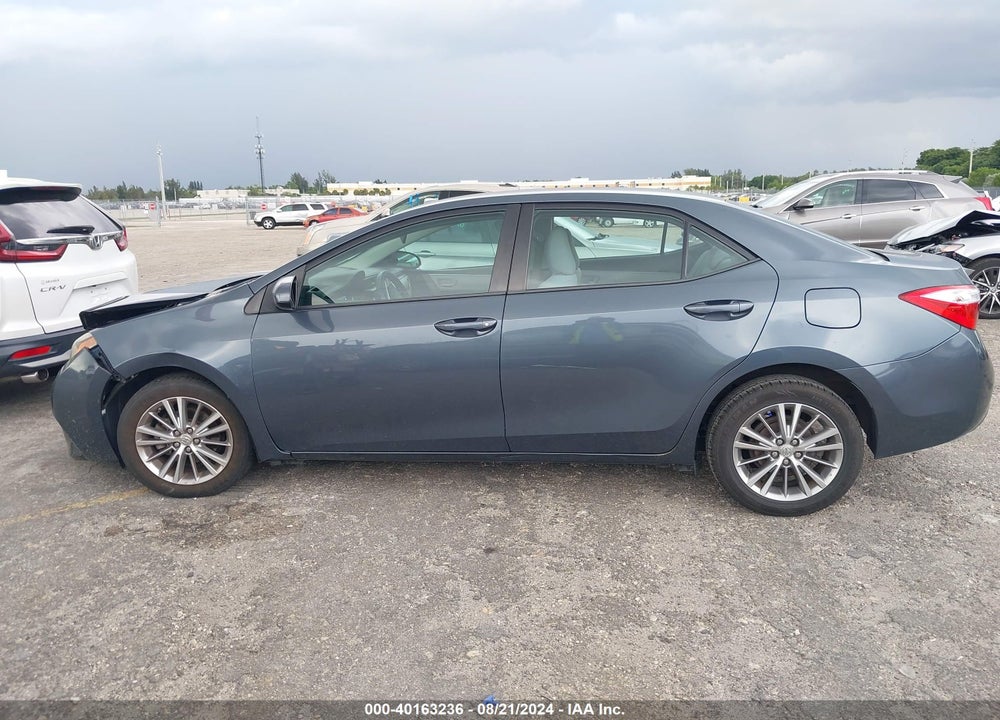 2014 TOYOTA COROLLA VIN: 2T1BURHEXEC038186