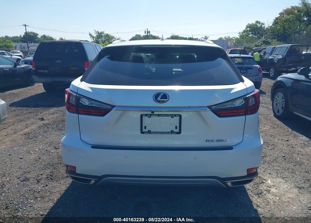 2022 LEXUS RX 350 VIN: 2T2HZMDA4NC322538