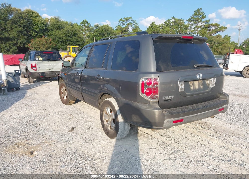 2008 HONDA PILOT VIN: 5FNYF28278B012498