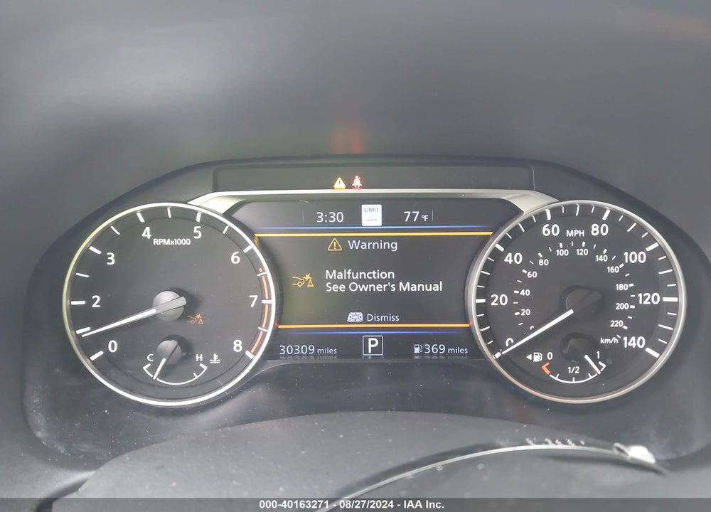 2023 NISSAN ALTIMA SL FWD VIN: 1N4BL4EV3PN396441