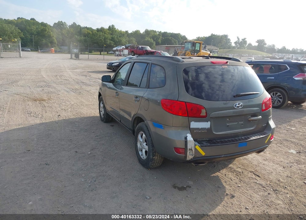 2007 HYUNDAI SANTA FE GLS VIN: KM8SG73D37U137511