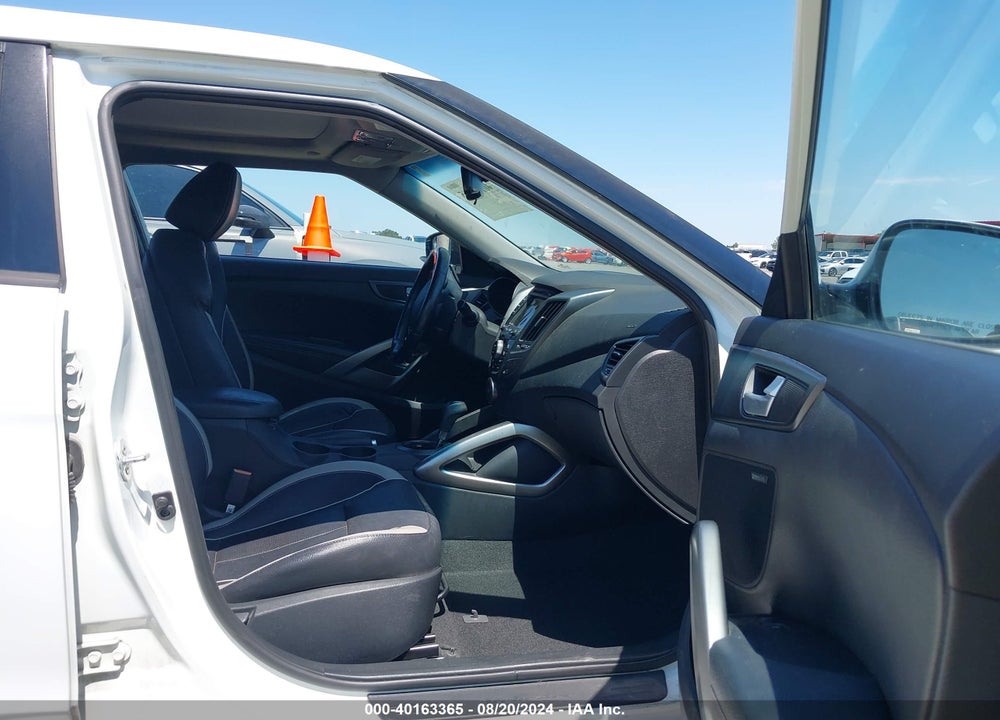 2014 HYUNDAI VELOSTER TURBO W/BLACK VIN: KMHTC6AE3EU206474