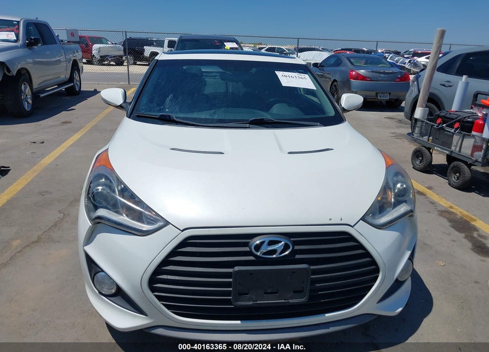 2014 HYUNDAI VELOSTER TURBO W/BLACK VIN: KMHTC6AE3EU206474