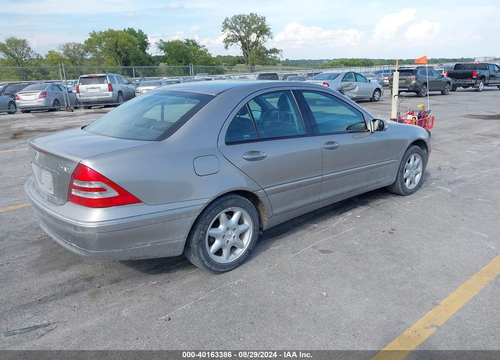 2004 MERCEDES-BENZ C 320 4MATIC VIN: WDBRF84J64F548724