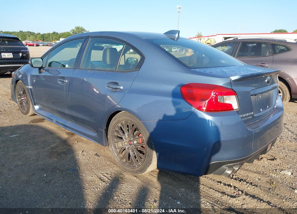 2018 SUBARU WRX LIMITED VIN: JF1VA1K65J9826632