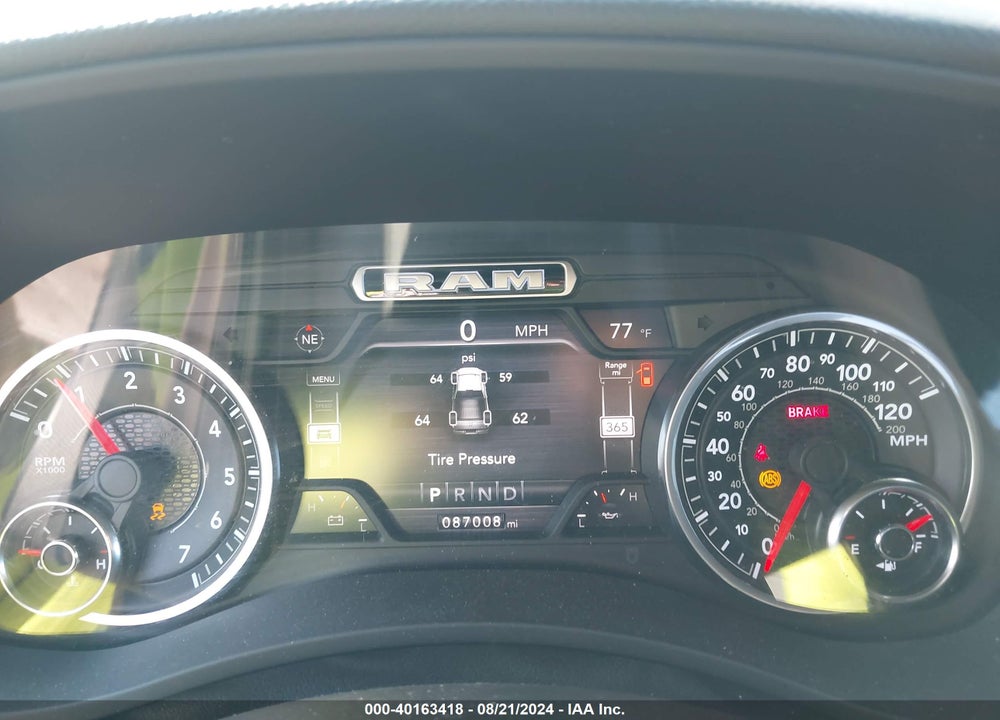 2019 RAM 2500 BIG HORN VIN: 3C6UR5DJ5KG550145