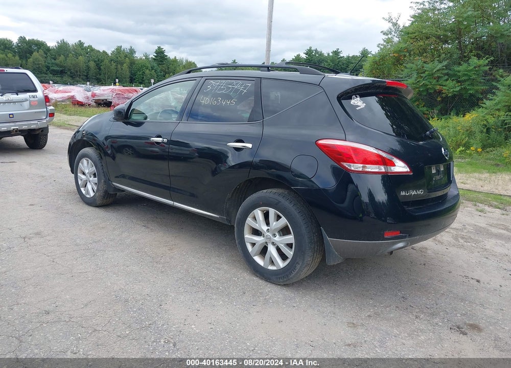 2012 NISSAN MURANO SL VIN: JN8AZ1MW3CW234962