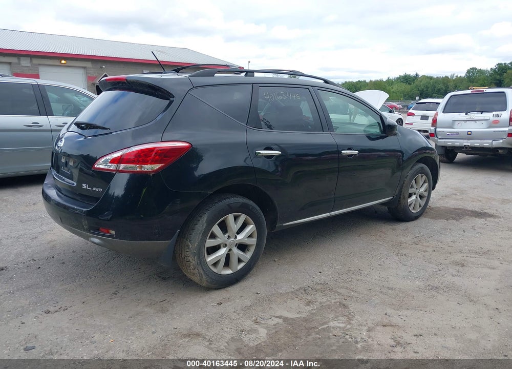 2012 NISSAN MURANO SL VIN: JN8AZ1MW3CW234962