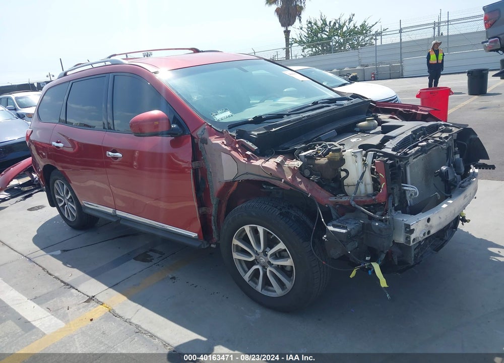 2014 NISSAN PATHFINDER SL VIN: 5N1AR2MN6EC686641