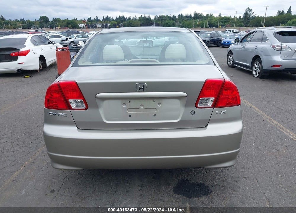 2004 HONDA CIVIC LX VIN: 2HGES165X4H623069