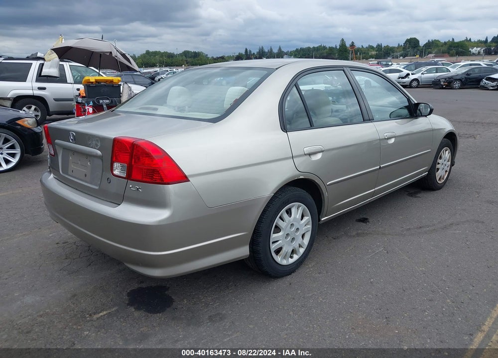 2004 HONDA CIVIC LX VIN: 2HGES165X4H623069