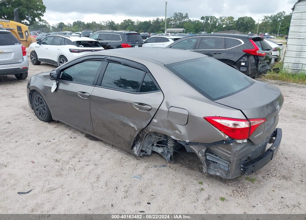 2018 TOYOTA COROLLA LE VIN: 5YFBURHE6JP831916
