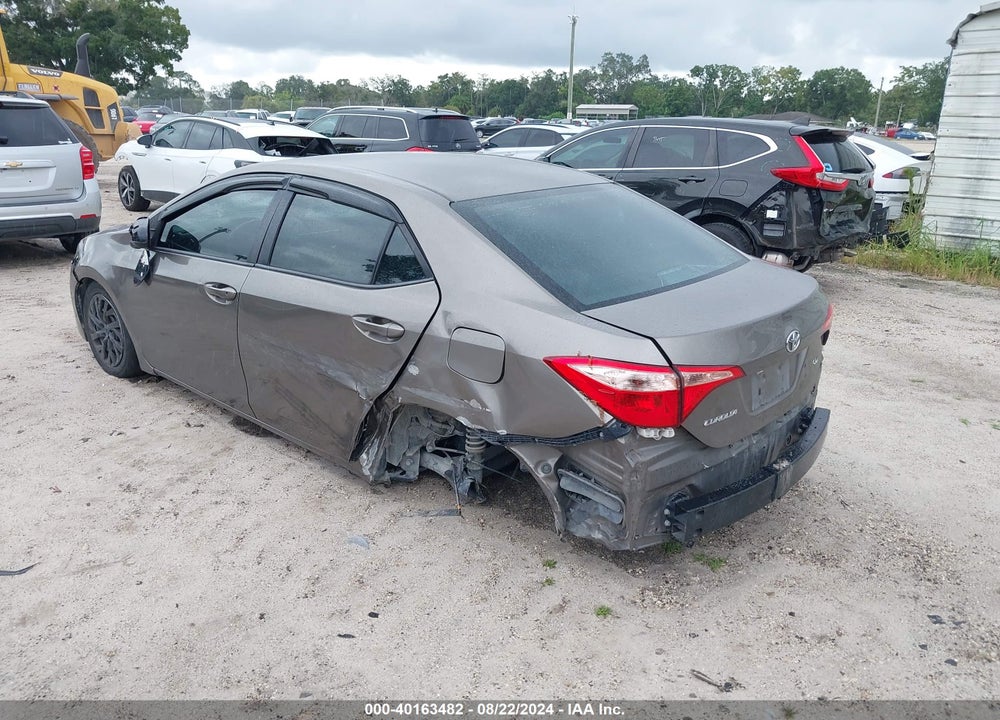 2018 TOYOTA COROLLA LE VIN: 5YFBURHE6JP831916