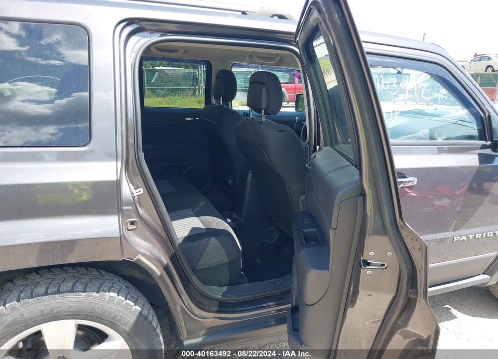 2017 JEEP PATRIOT VIN: 1C4NJRBB8HD179950