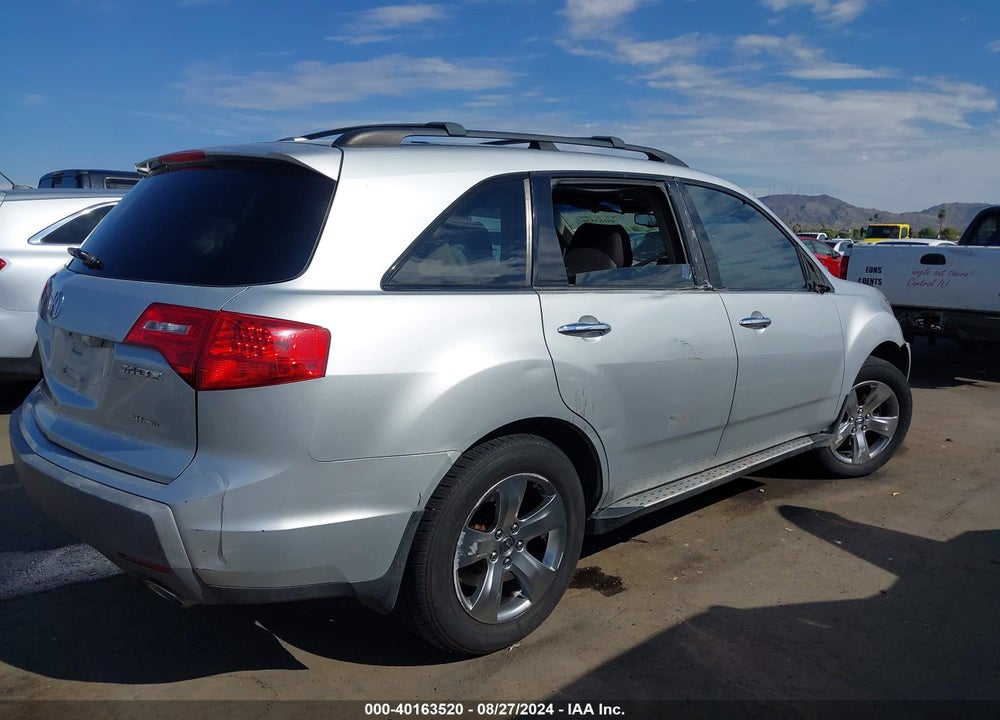 2008 ACURA MDX SPORT PACKAGE VIN: 2HNYD28808H551219