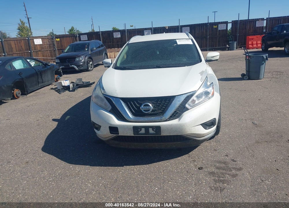 2017 NISSAN MURANO SL VIN: 5N1AZ2MH4HN176923