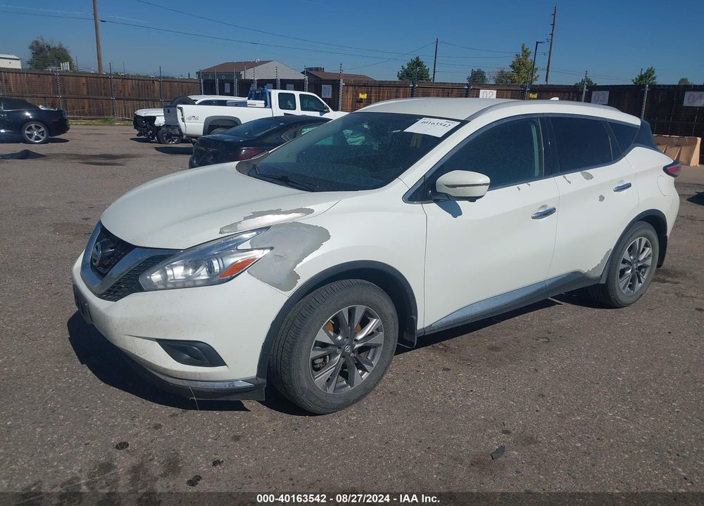 2017 NISSAN MURANO SL VIN: 5N1AZ2MH4HN176923
