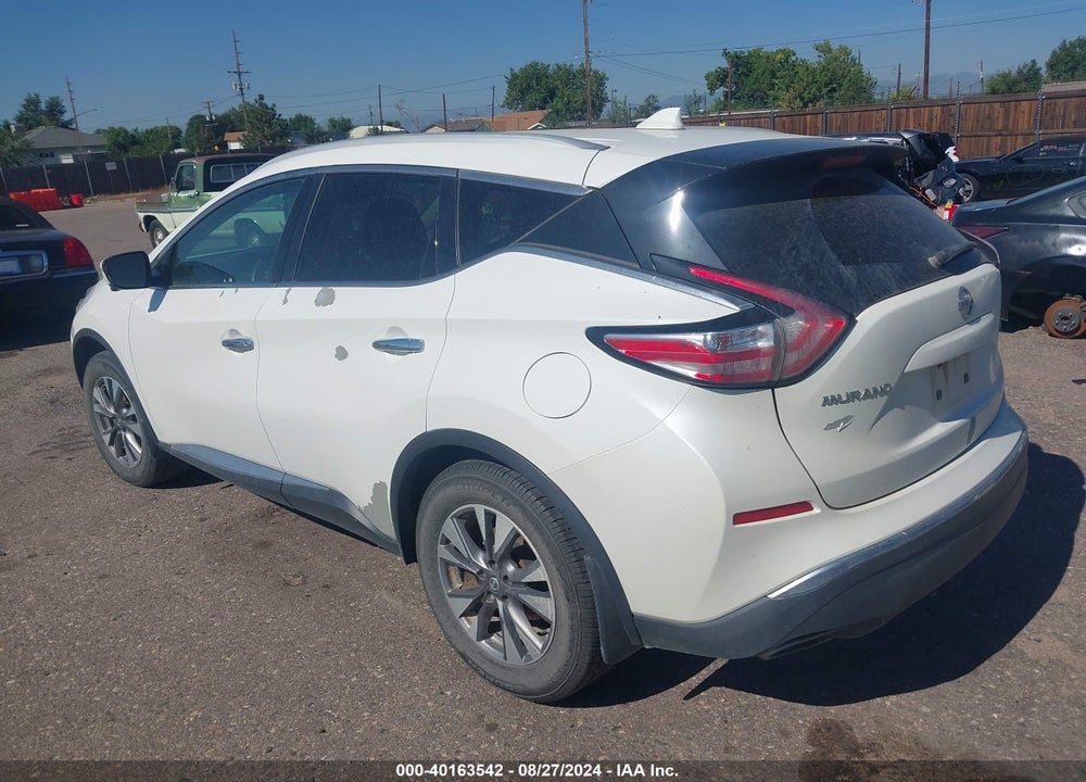 2017 NISSAN MURANO SL VIN: 5N1AZ2MH4HN176923