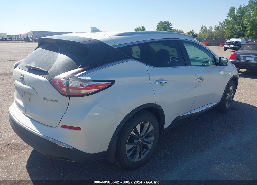 2017 NISSAN MURANO SL VIN: 5N1AZ2MH4HN176923