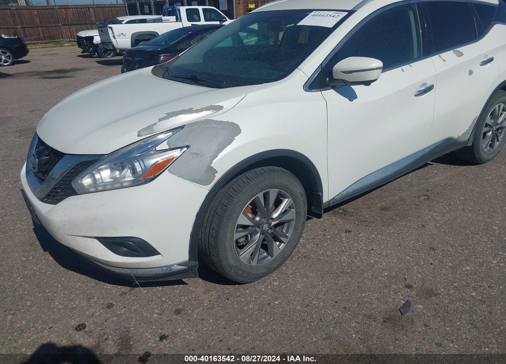 2017 NISSAN MURANO SL VIN: 5N1AZ2MH4HN176923